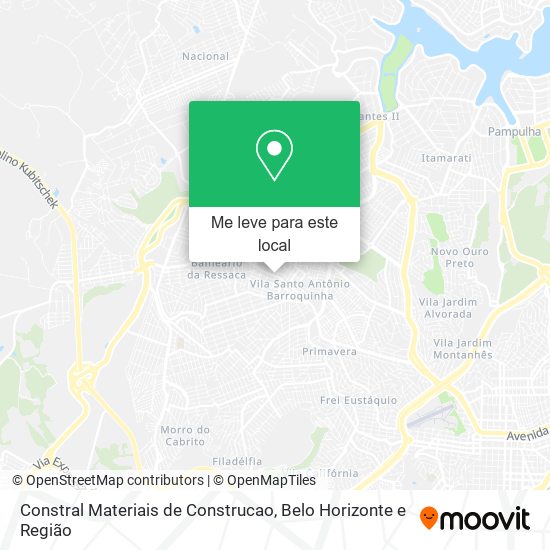 Constral Materiais de Construcao mapa