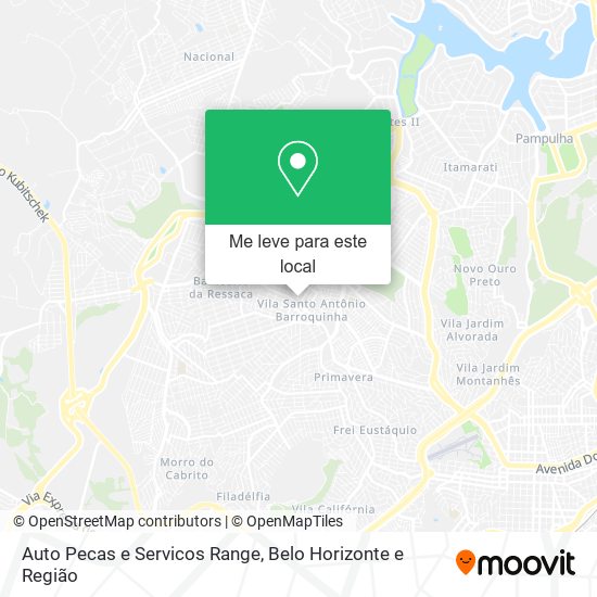 Auto Pecas e Servicos Range mapa