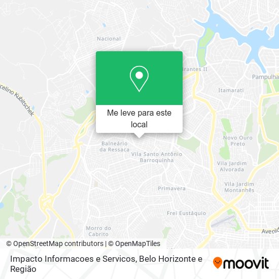 Impacto Informacoes e Servicos mapa