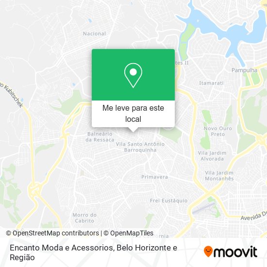 Encanto Moda e Acessorios mapa