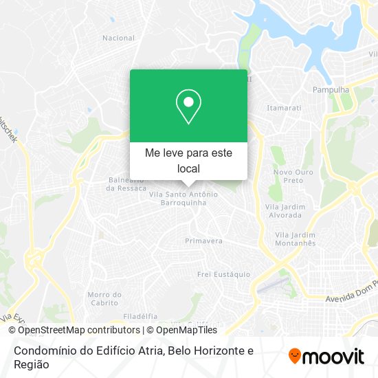 Condomínio do Edifício Atria mapa