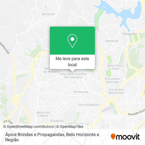 Ápice Brindes e Propagandas mapa