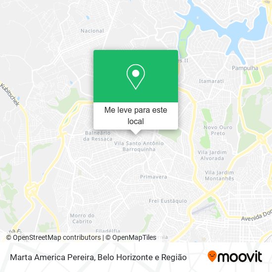 Marta America Pereira mapa