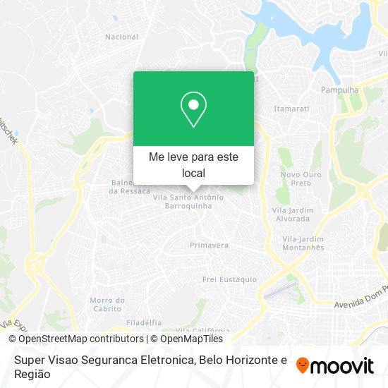 Super Visao Seguranca Eletronica mapa