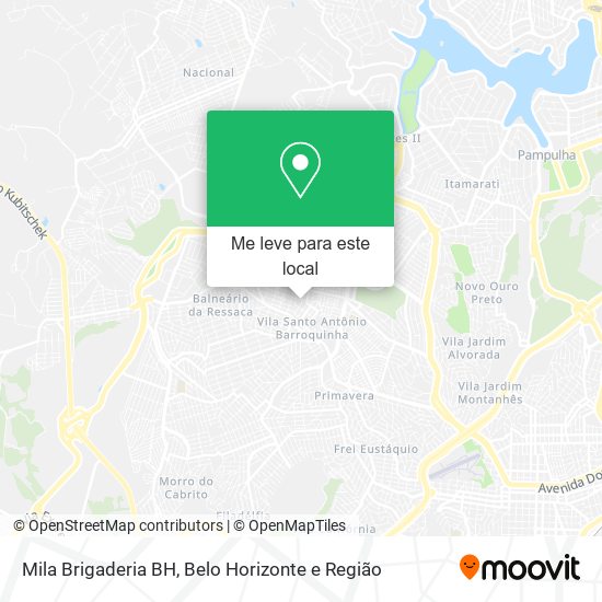 Mila Brigaderia BH mapa