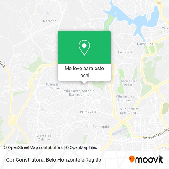 Cbr Construtora mapa