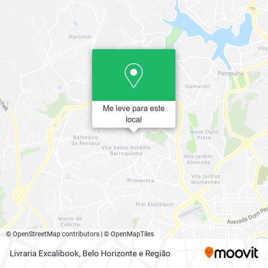 Livraria Excalibook mapa