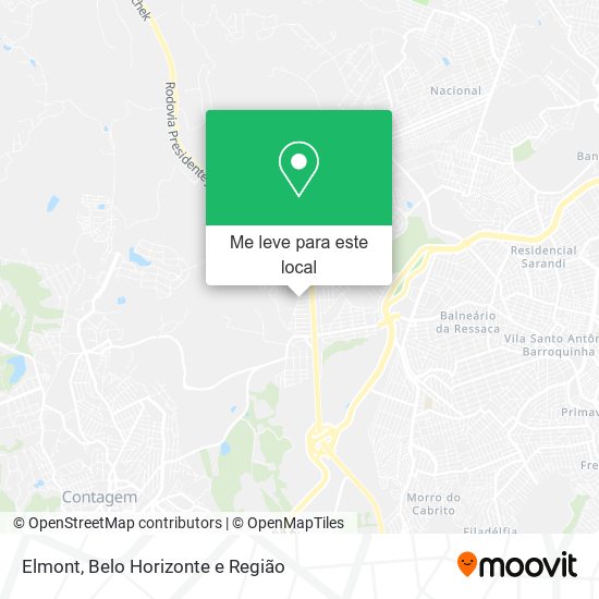 Elmont mapa