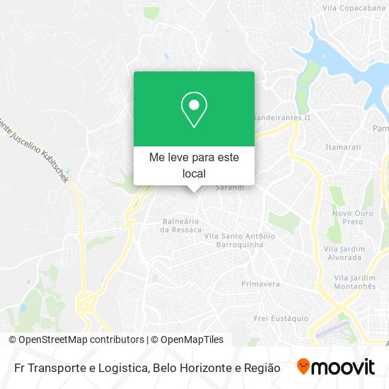 Fr Transporte e Logistica mapa
