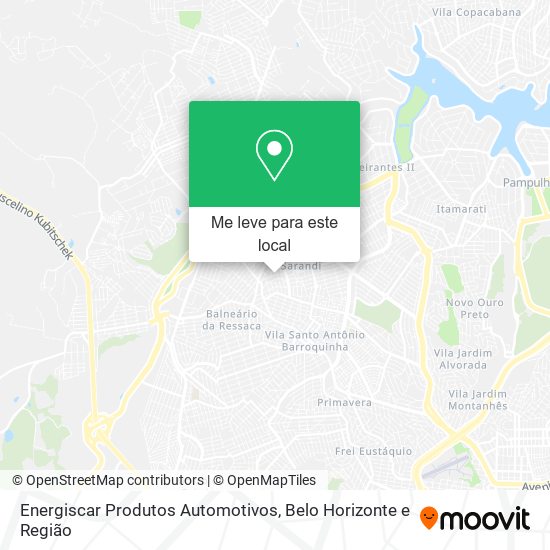 Energiscar Produtos Automotivos mapa