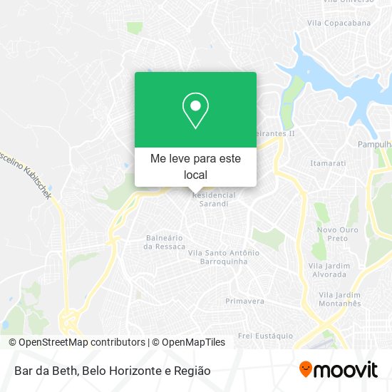 Bar da Beth mapa