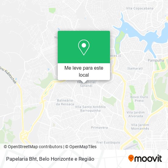 Papelaria Bht mapa