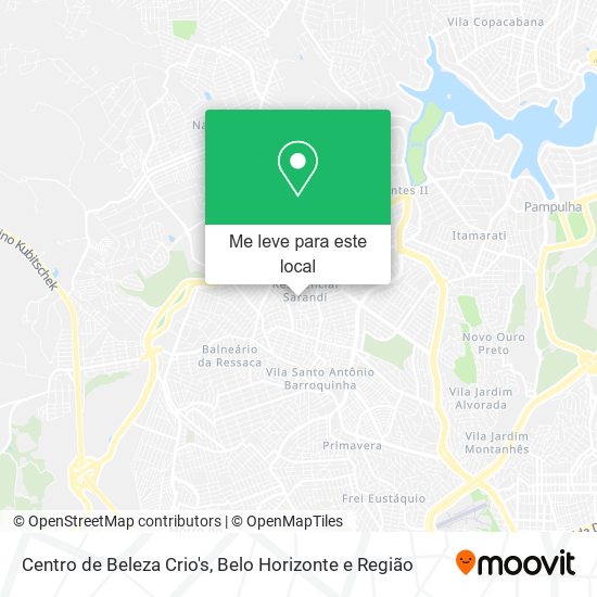Centro de Beleza Crio's mapa