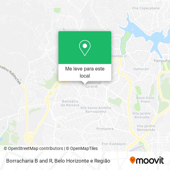 Borracharia B and R mapa