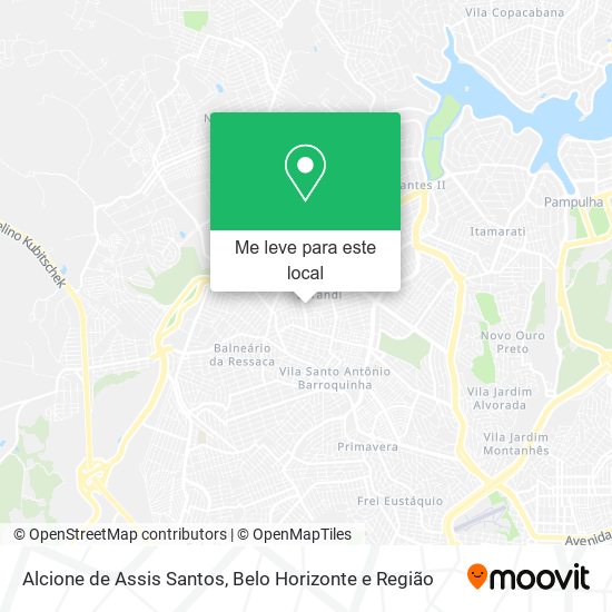Alcione de Assis Santos mapa