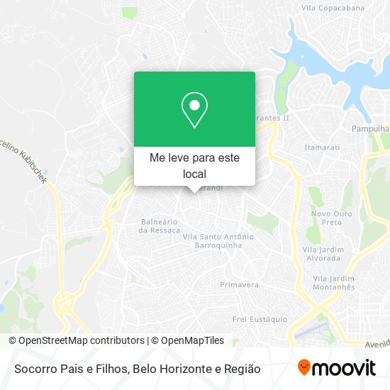 Socorro Pais e Filhos mapa