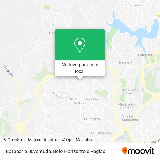 Barbearia Juventude mapa