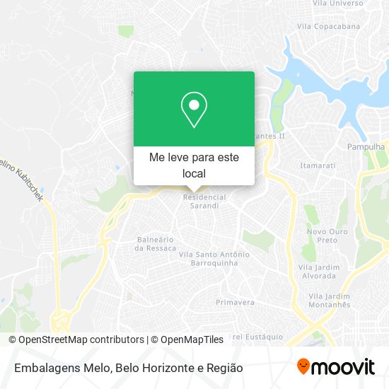 Embalagens Melo mapa