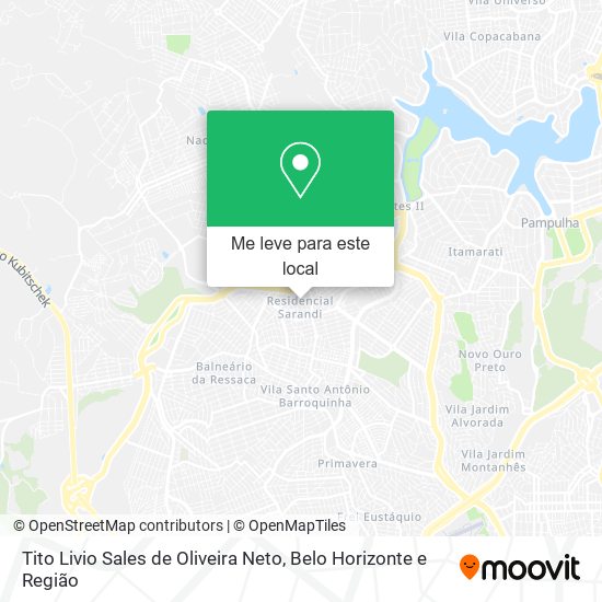 Tito Livio Sales de Oliveira Neto mapa