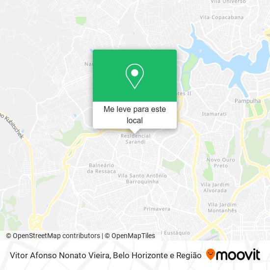 Vitor Afonso Nonato Vieira mapa