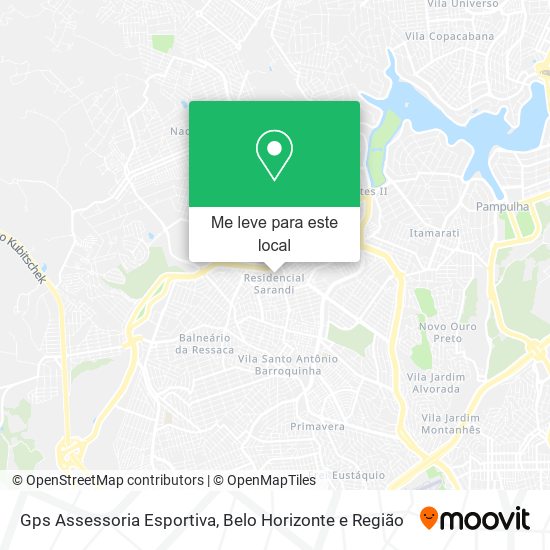 Gps Assessoria Esportiva mapa