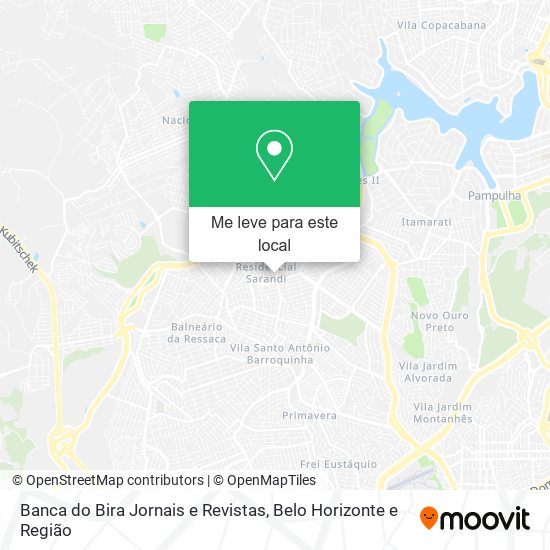 Banca do Bira Jornais e Revistas mapa