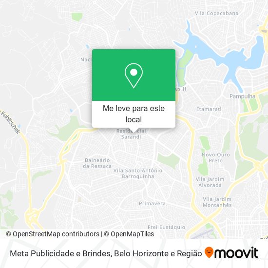 Meta Publicidade e Brindes mapa