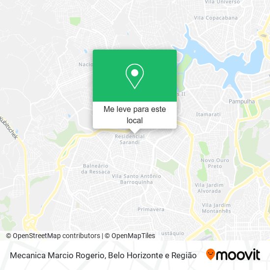 Mecanica Marcio Rogerio mapa