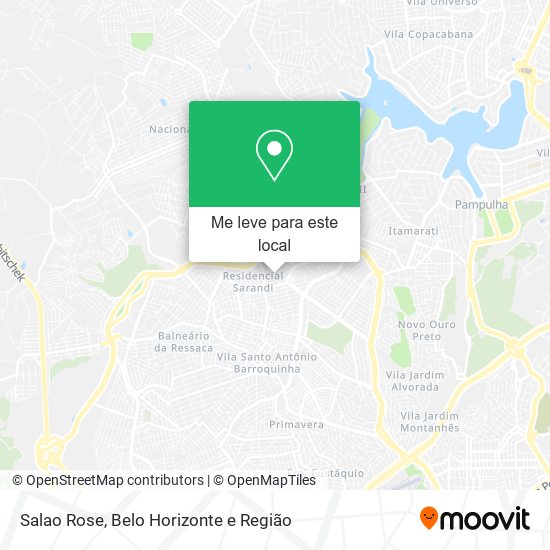 Salao Rose mapa