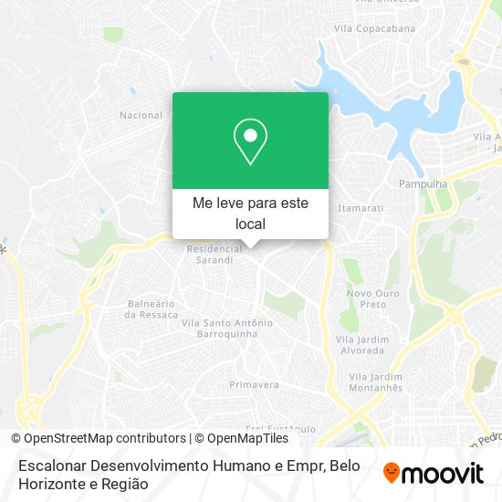 Escalonar Desenvolvimento Humano e Empr mapa