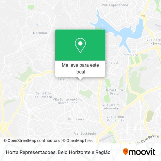 Horta Representacoes mapa