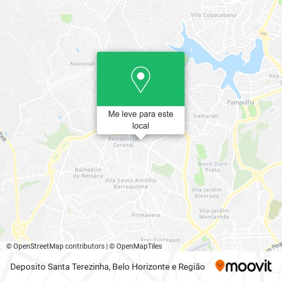 Deposito Santa Terezinha mapa