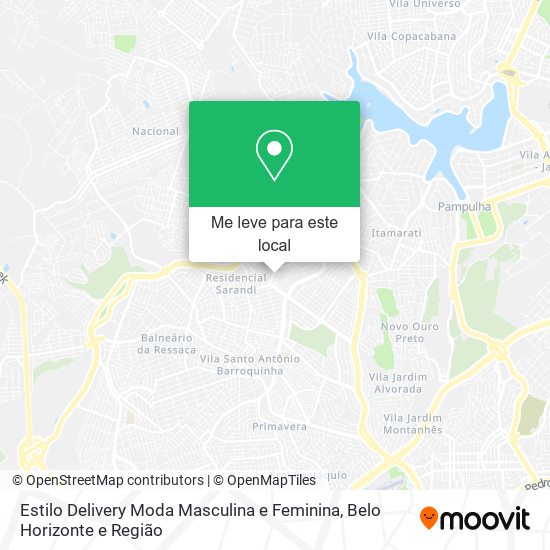 Estilo Delivery Moda Masculina e Feminina mapa