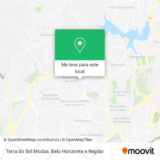 Terra do Sol Modas mapa