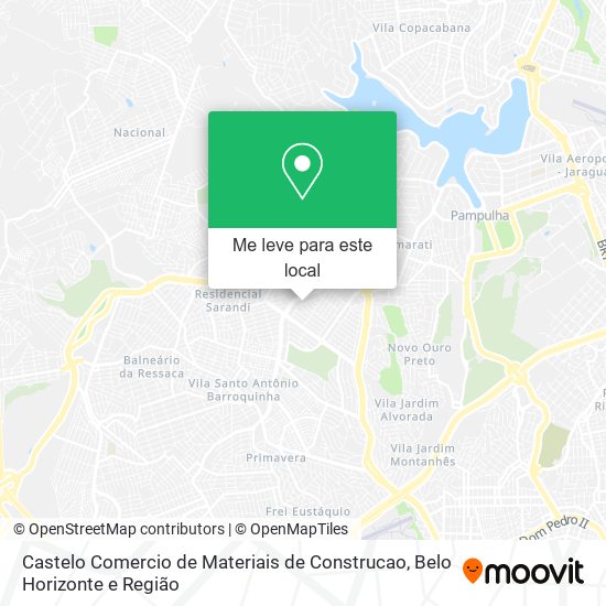 Castelo Comercio de Materiais de Construcao mapa