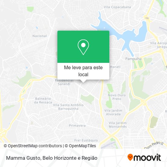 Mamma Gusto mapa