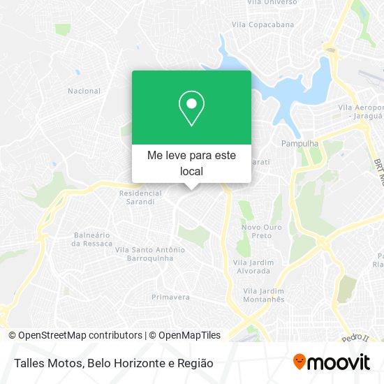 Talles Motos mapa