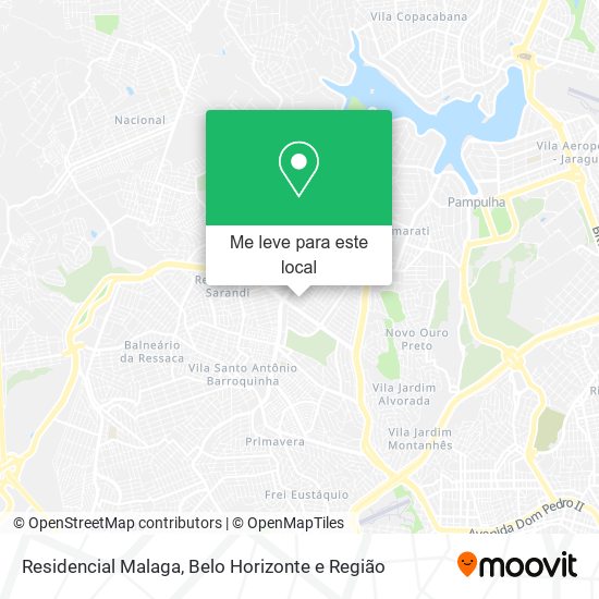 Residencial Malaga mapa