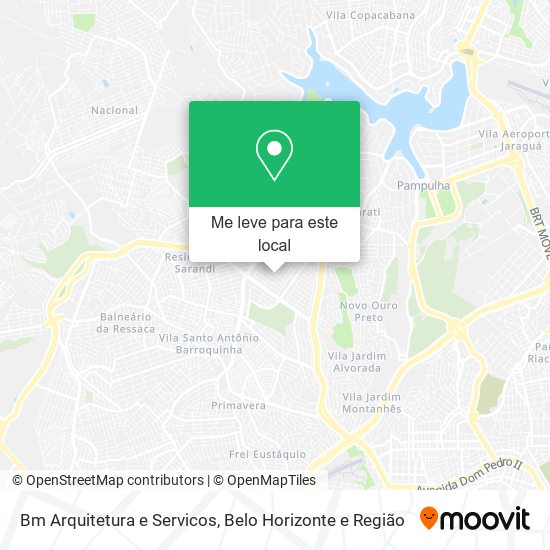 Bm Arquitetura e Servicos mapa