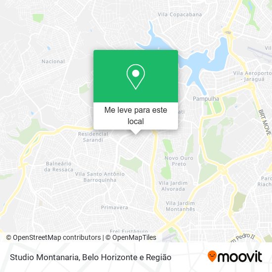 Studio Montanaria mapa