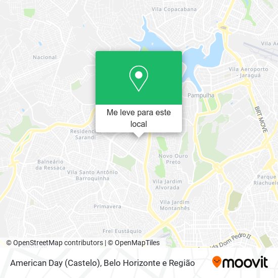 American Day (Castelo) mapa
