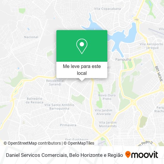 Daniel Servicos Comerciais mapa