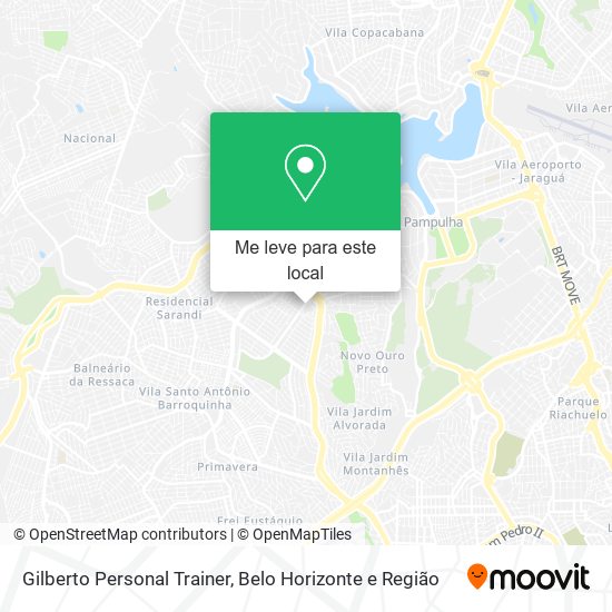Gilberto Personal Trainer mapa