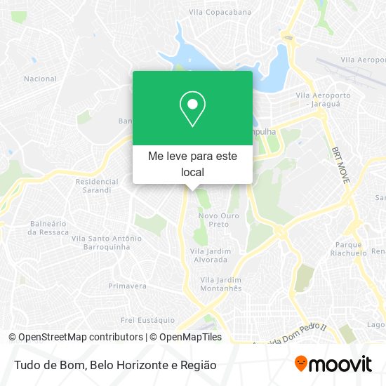 Tudo de Bom mapa