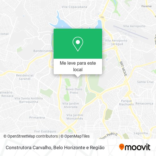 Construtora Carvalho mapa