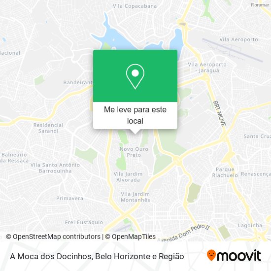 A Moca dos Docinhos mapa