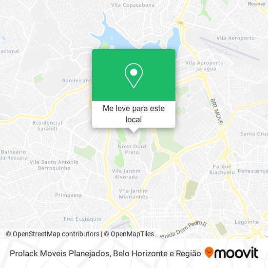 Prolack Moveis Planejados mapa