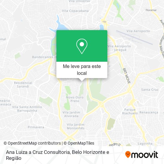 Ana Luiza a Cruz Consultoria mapa