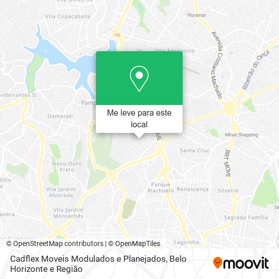 Cadflex Moveis Modulados e Planejados mapa