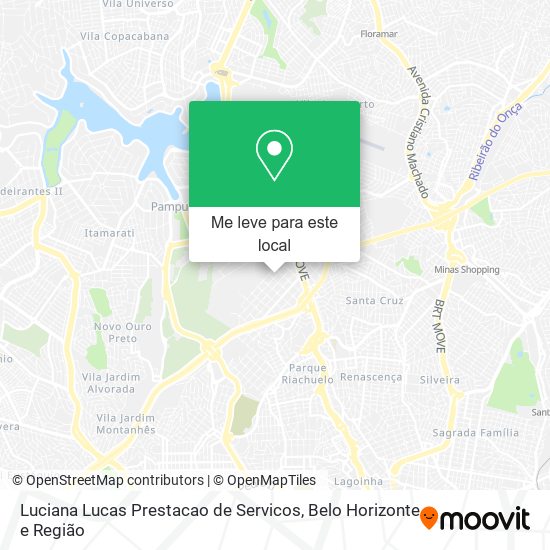 Luciana Lucas Prestacao de Servicos mapa